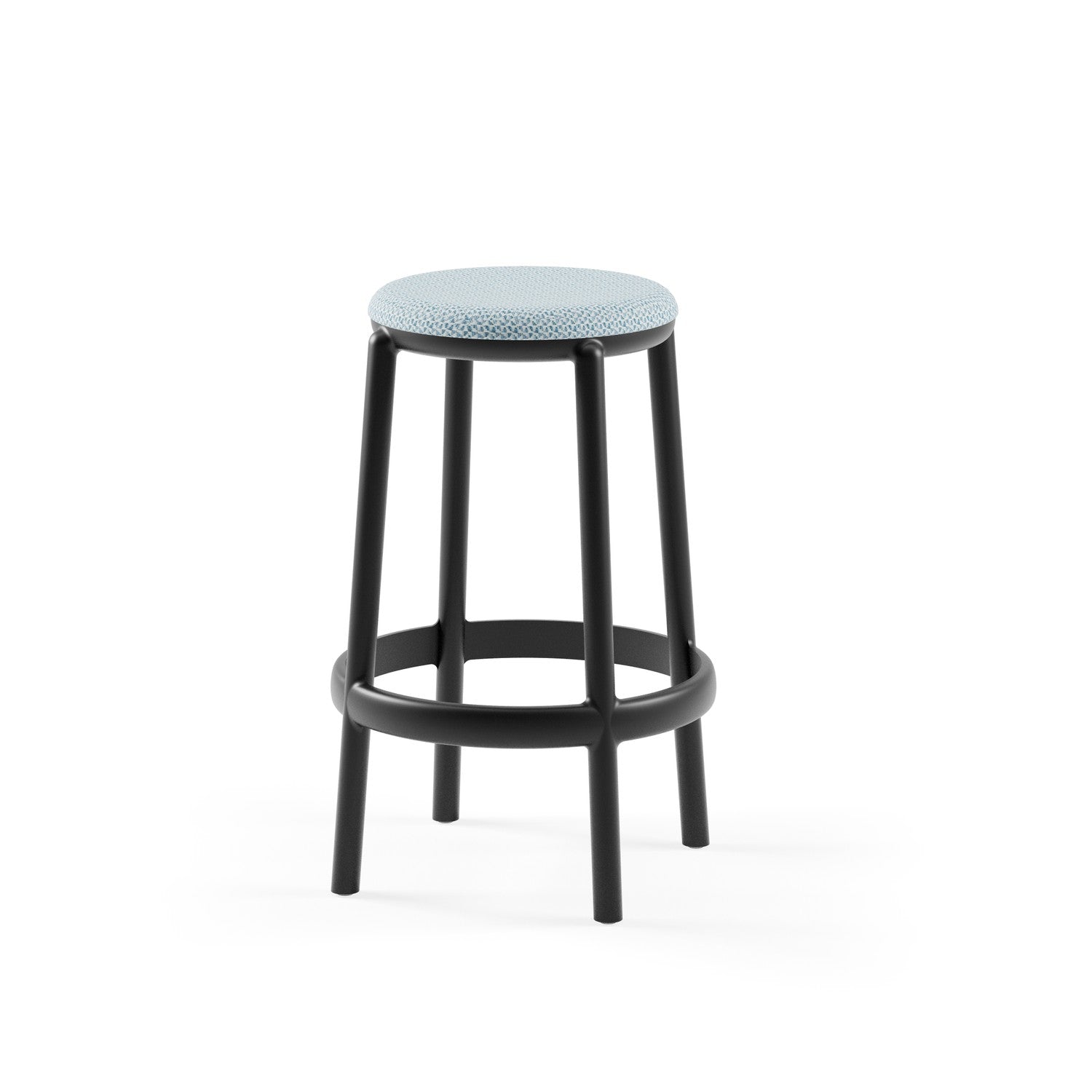 Upholstered Bar Chair Duo Pad Bar 65 cm