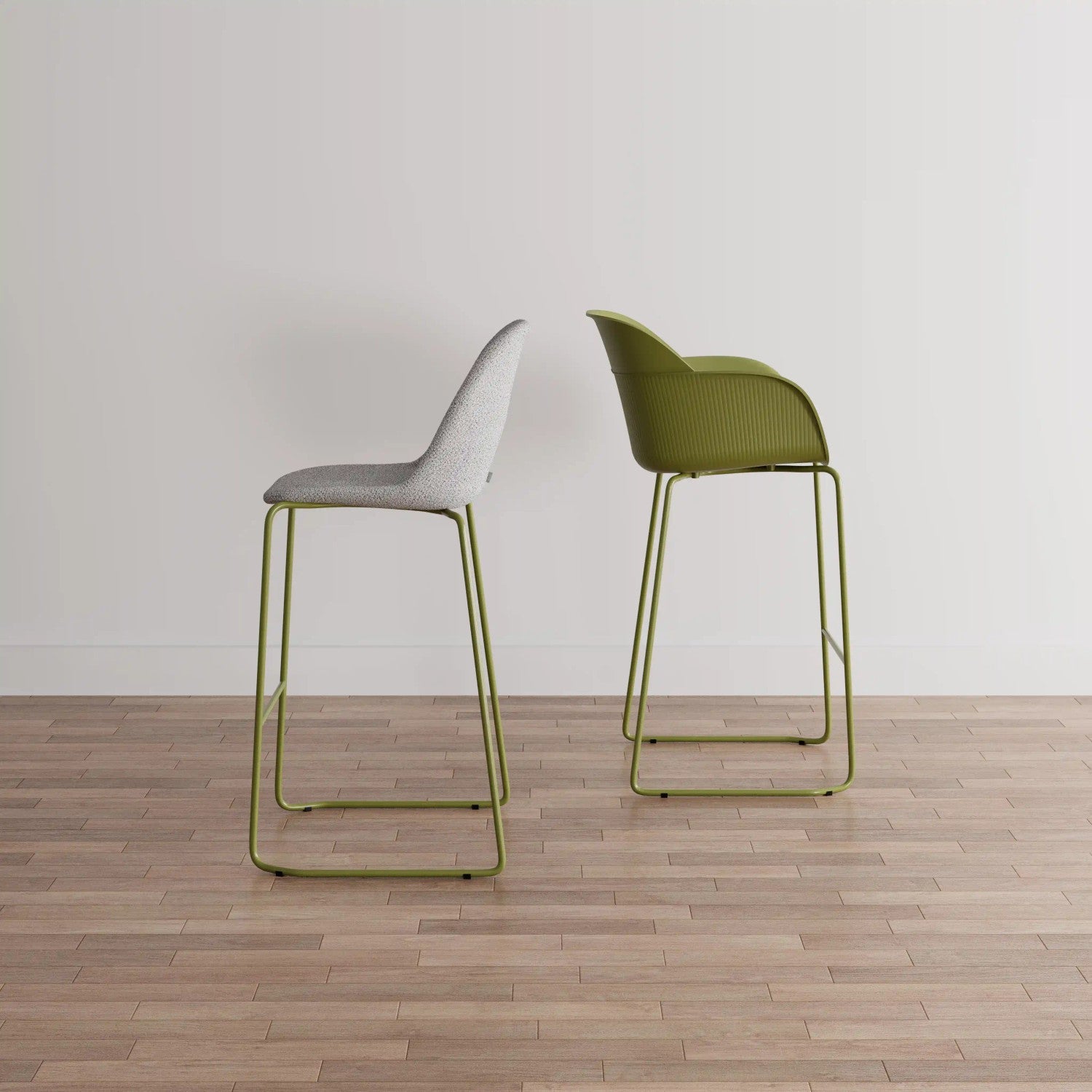 Upholstered Bar Chair Shell-M Pad Bar