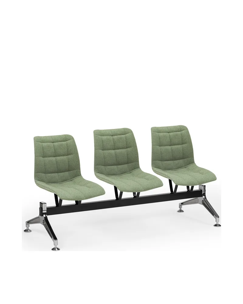 Upholstered Waiting Chair Laser-X3 Pad