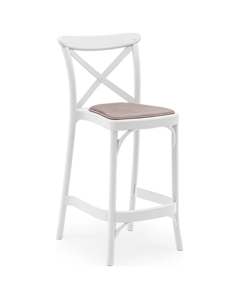 Upholstered Bar Chair Capri Pad Bar 65 cm