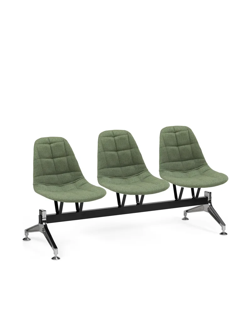 Upholstered Waiting Chair Eos-X3 Pad