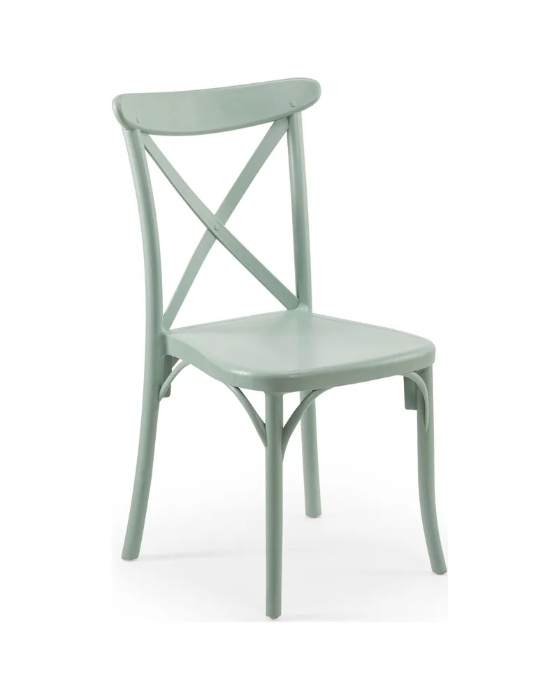 Chair Capri Monoblock Plastic Stackable Armless Chair