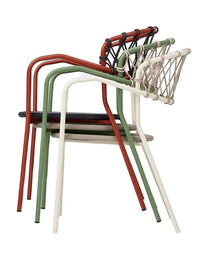 Esso Outdoor Armchair, Sling Seat