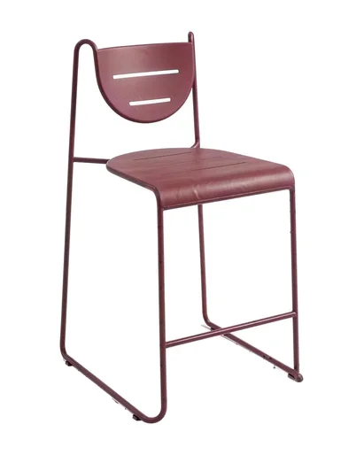 Luna Metal Bar Stool, All Steel
