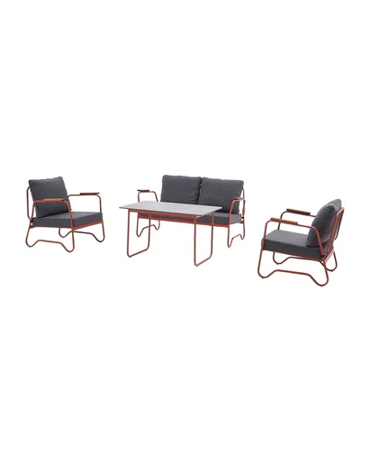 Plaza Outdoor Seating Group (2+1+1 + coffee table)