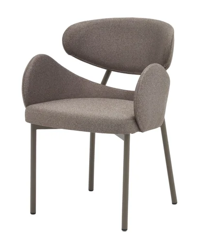 Shell Metal Armchair