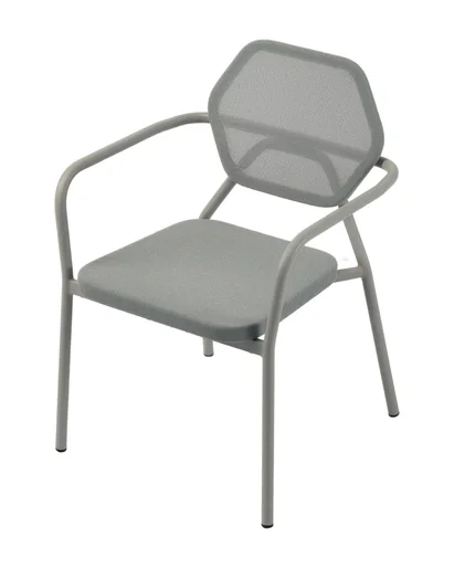 Star Outdoor Armchair, Sling Seat and Back