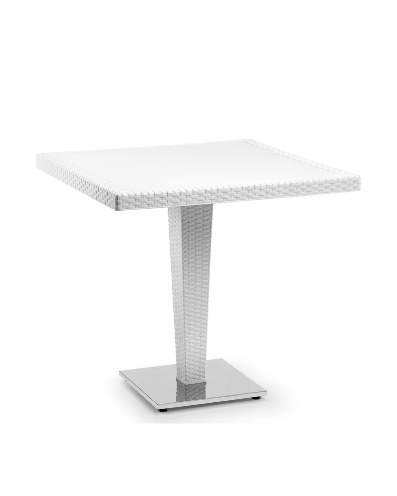 Table Antares 80x80 cm Chrome Leg