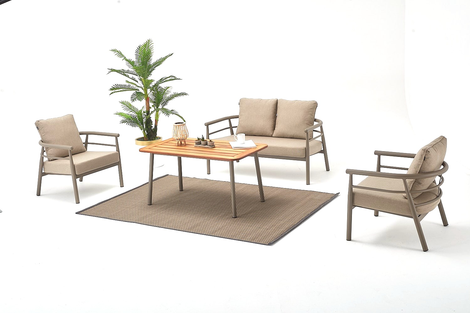 Terra Outdoor Seating Group (2+1+1 + coffee table)
