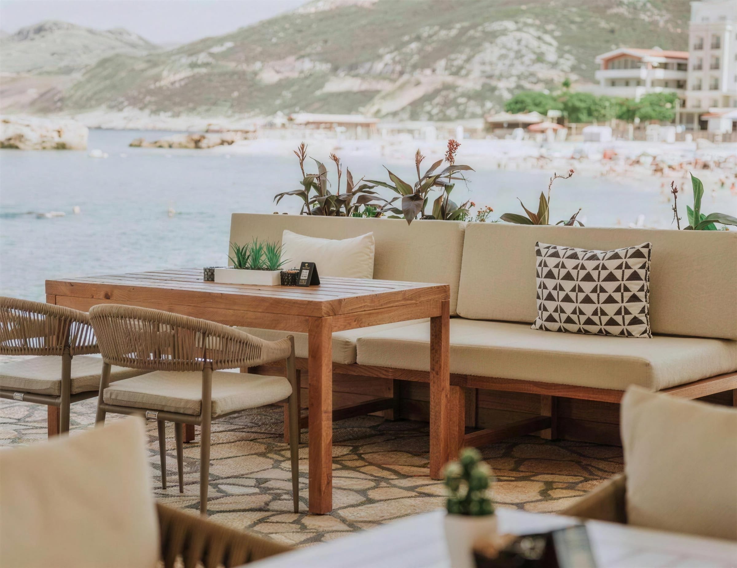 Akdeniz Outdoor Chair in a setting